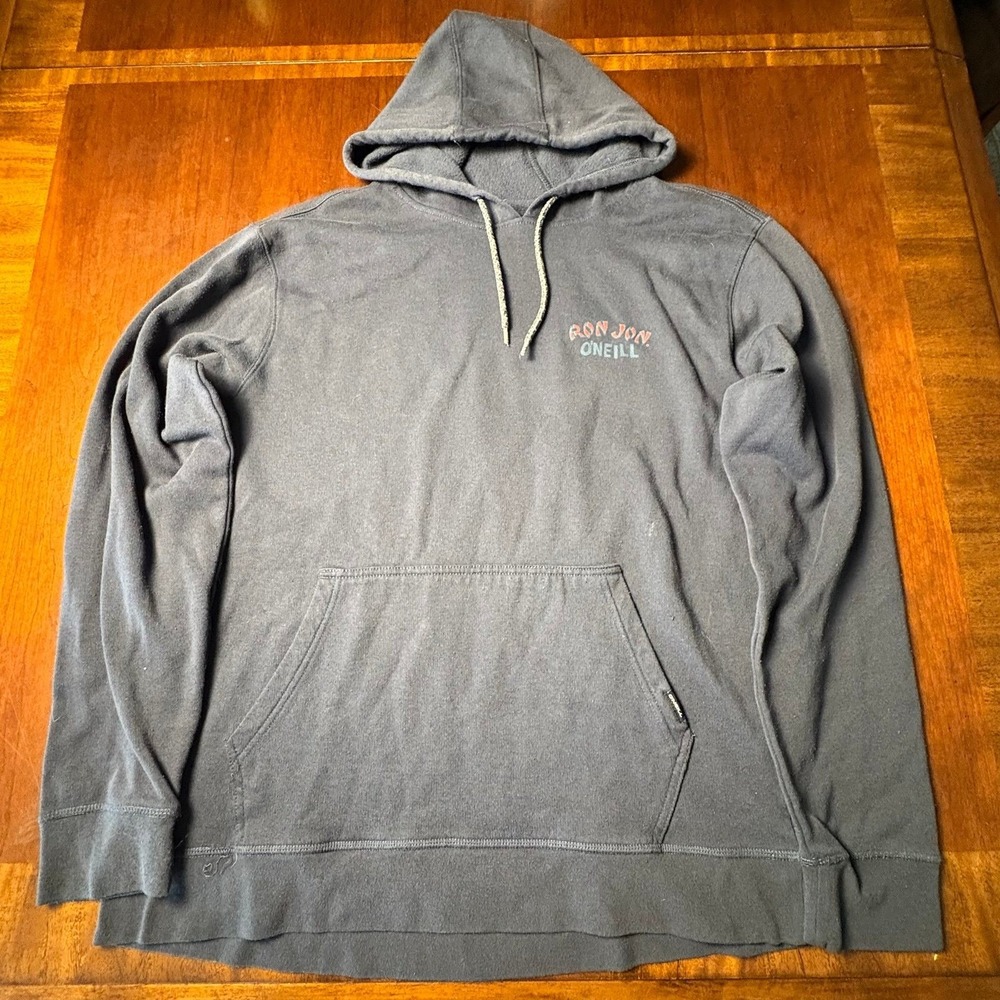 O'Neill Ron Jon Surf Shop Graphic Hoodie Men's XL Faded Black